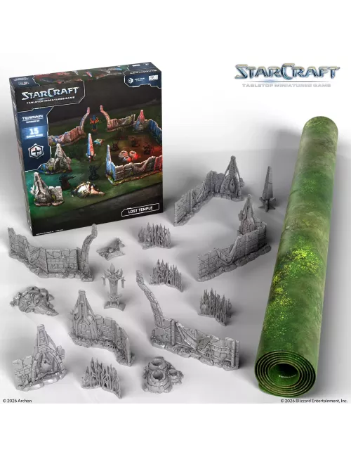 StarCraft - Tabletop Miniatures Game - Lost Temple - Terrain Expansion Set - Version Anglaise 