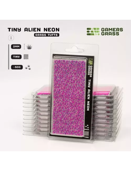 Special Tufts - Tiny : 1mm / 2mm - Gamers Grass Special Tufts - Tiny : 1mm / 2mm - Gamers Grass:Alien Neon - 2mmDécors & Figurin