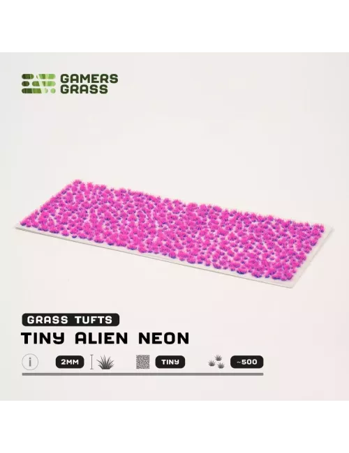 Special Tufts - Tiny : 1mm / 2mm - Gamers Grass Special Tufts - Tiny : 1mm / 2mm - Gamers Grass:Alien Neon - 2mmDécors & Figurin