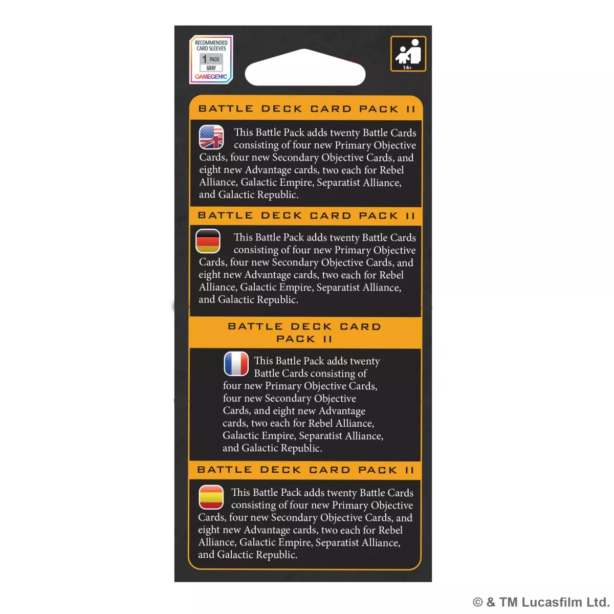 Star Wars : Légion - Battle Deck Pack 2 - ExtensionConquête & Affrontement{image_id}