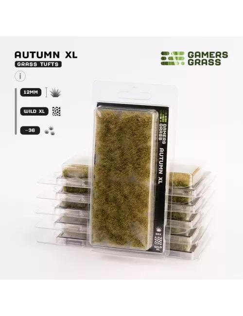 Regular Tufts - 8/12mm Wild XL - Gamers GrassModèle:AutumnDécors & Figurines{image_id}