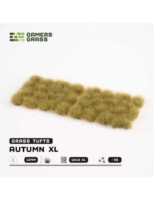 Regular Tufts - 8/12mm Wild XL - Gamers GrassModèle:AutumnDécors & Figurines{image_id}