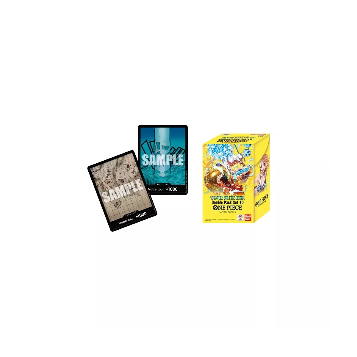 One Piece : Le Jeu de Cartes - OP15 Aventure sur l'île de Dieu - Double Pack 
