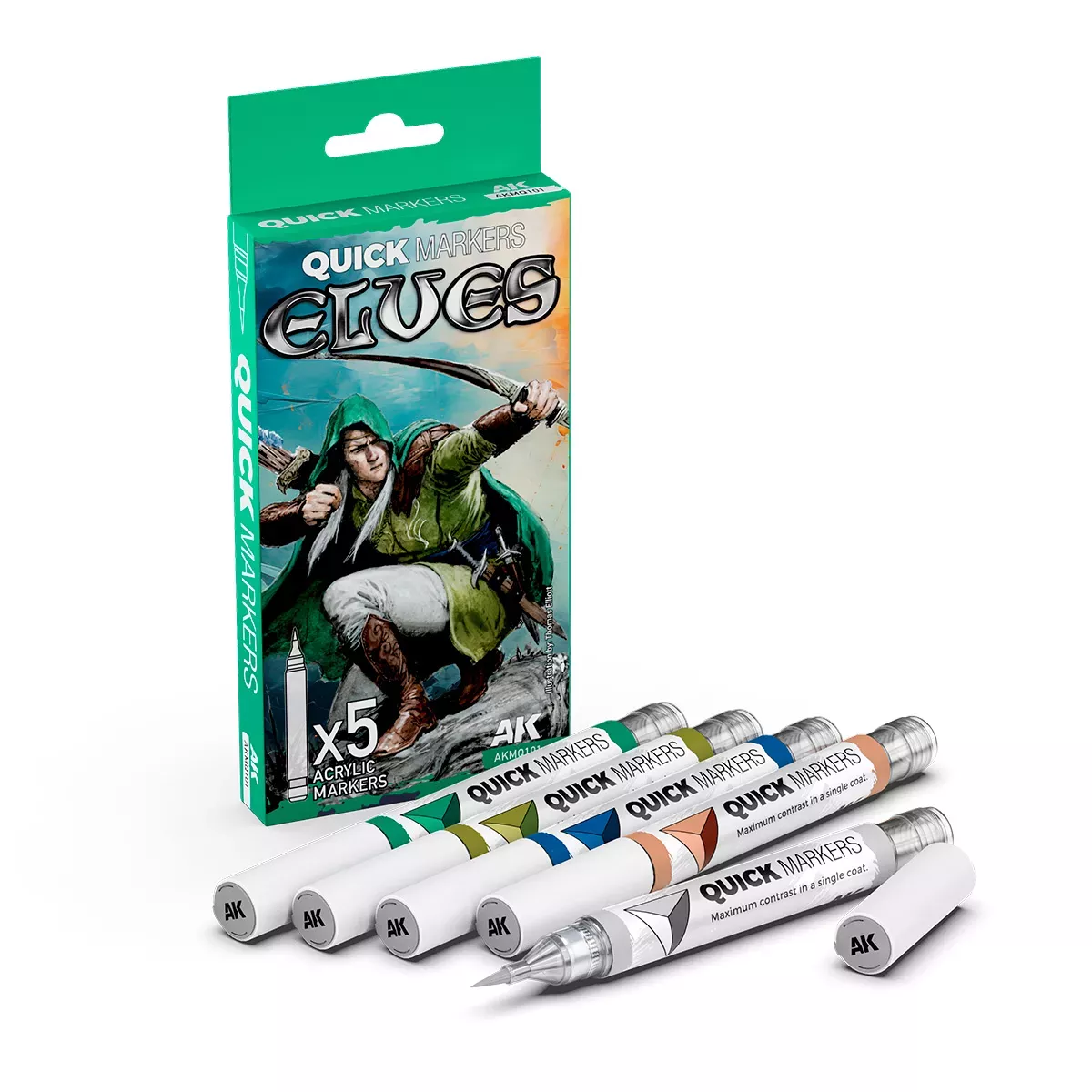 Quick Markers AK Interactive : Elves SetPeinture{image_id}