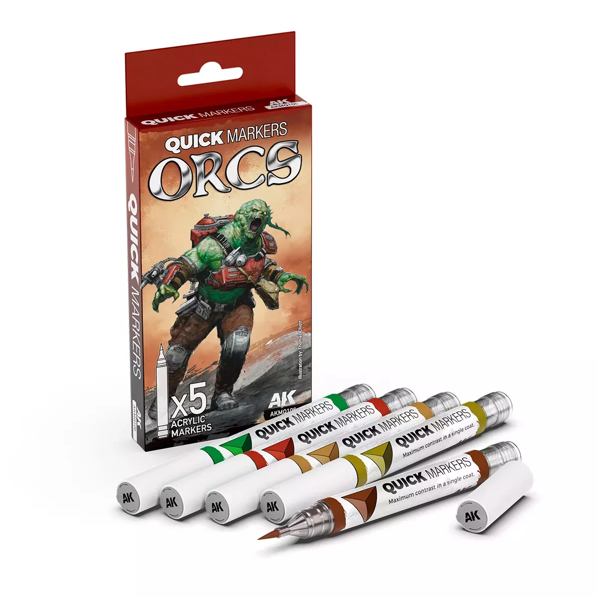 Quick Markers AK Interactive : Orcs SetPeinture{image_id}