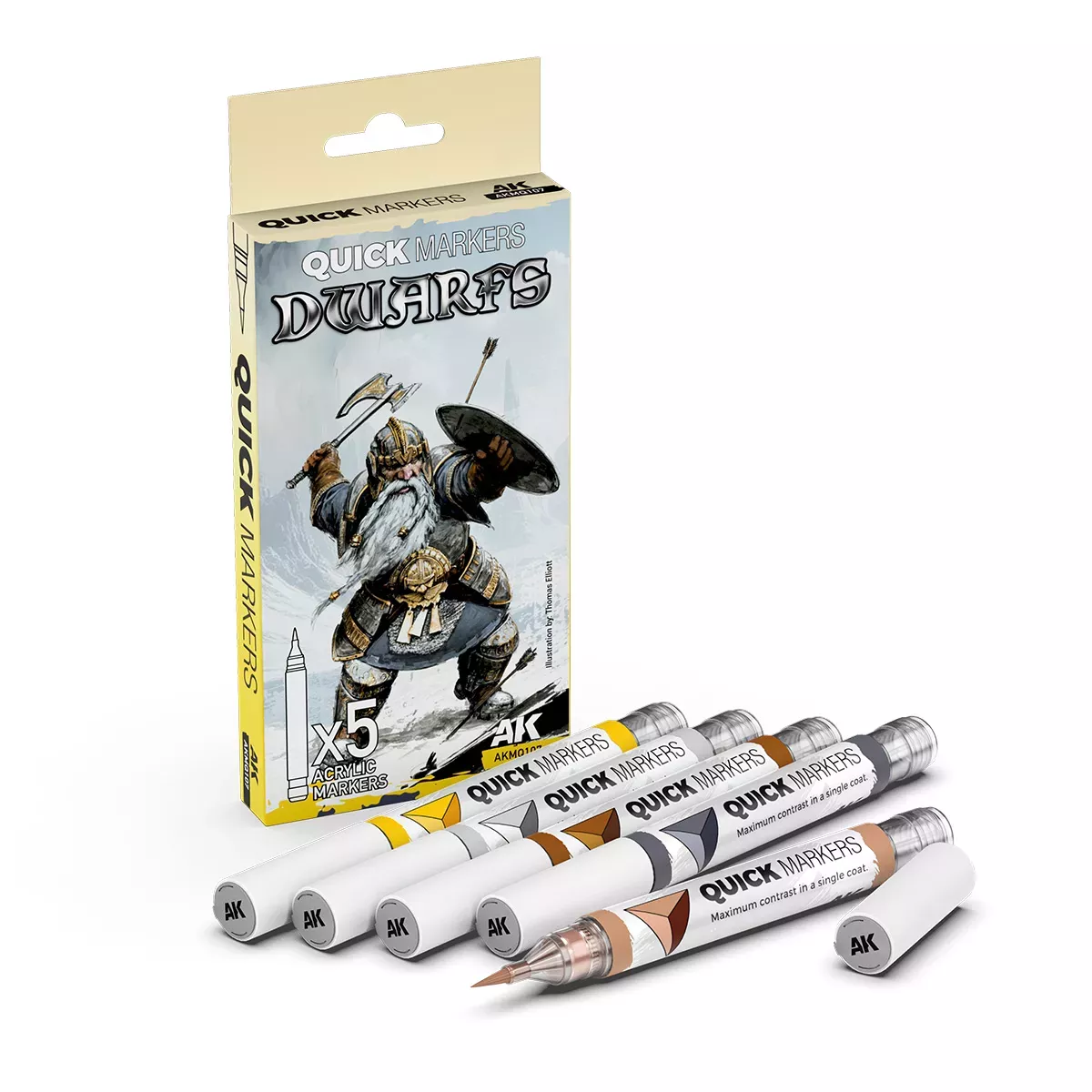 Quick Markers AK Interactive : Dwarfs SetPeinture{image_id}