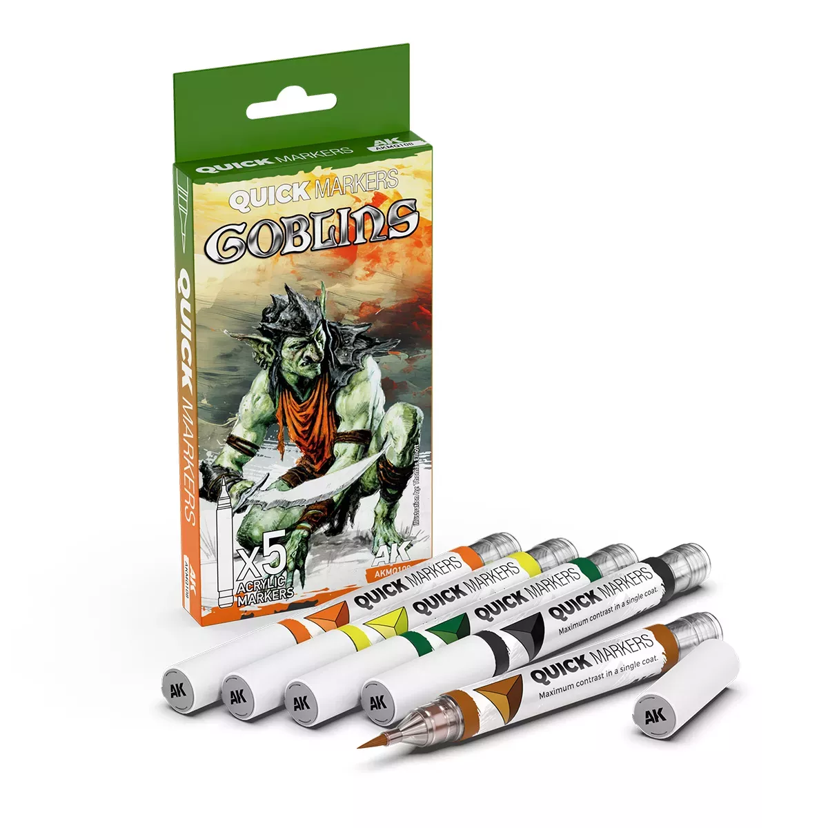 Quick Markers AK Interactive : Goblins SetPeinture{image_id}