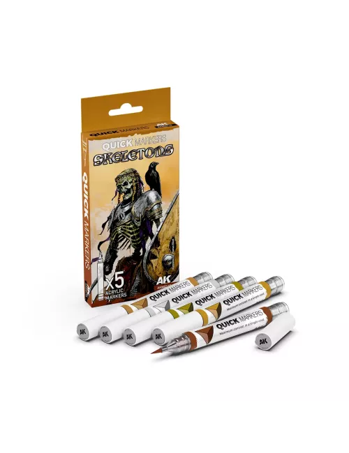 Quick Markers AK Interactive : Skeletons SetPeinture{image_id}