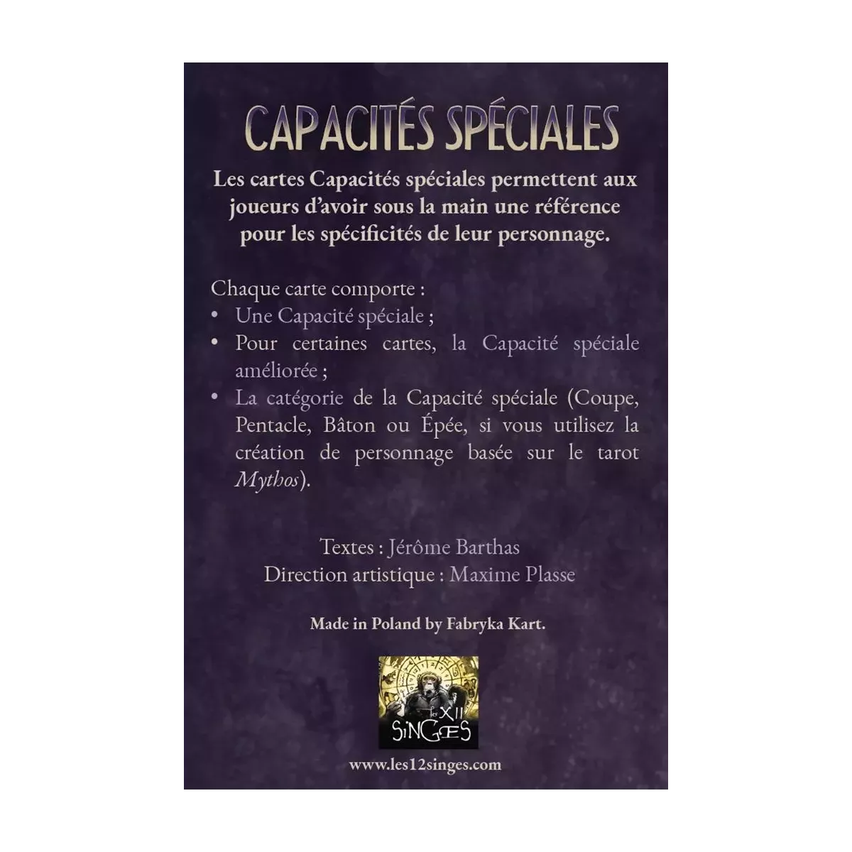 Cthulhu Hack : Capacités Spéciales
