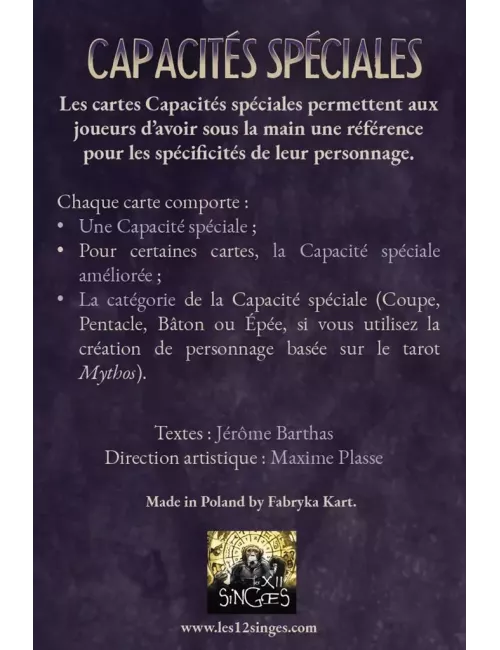 Cthulhu Hack : Capacités Spéciales