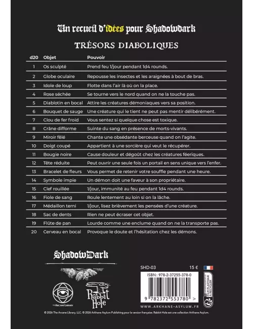 Shadowdark : Cursed Scroll Volume 1 : Diablerie ! 