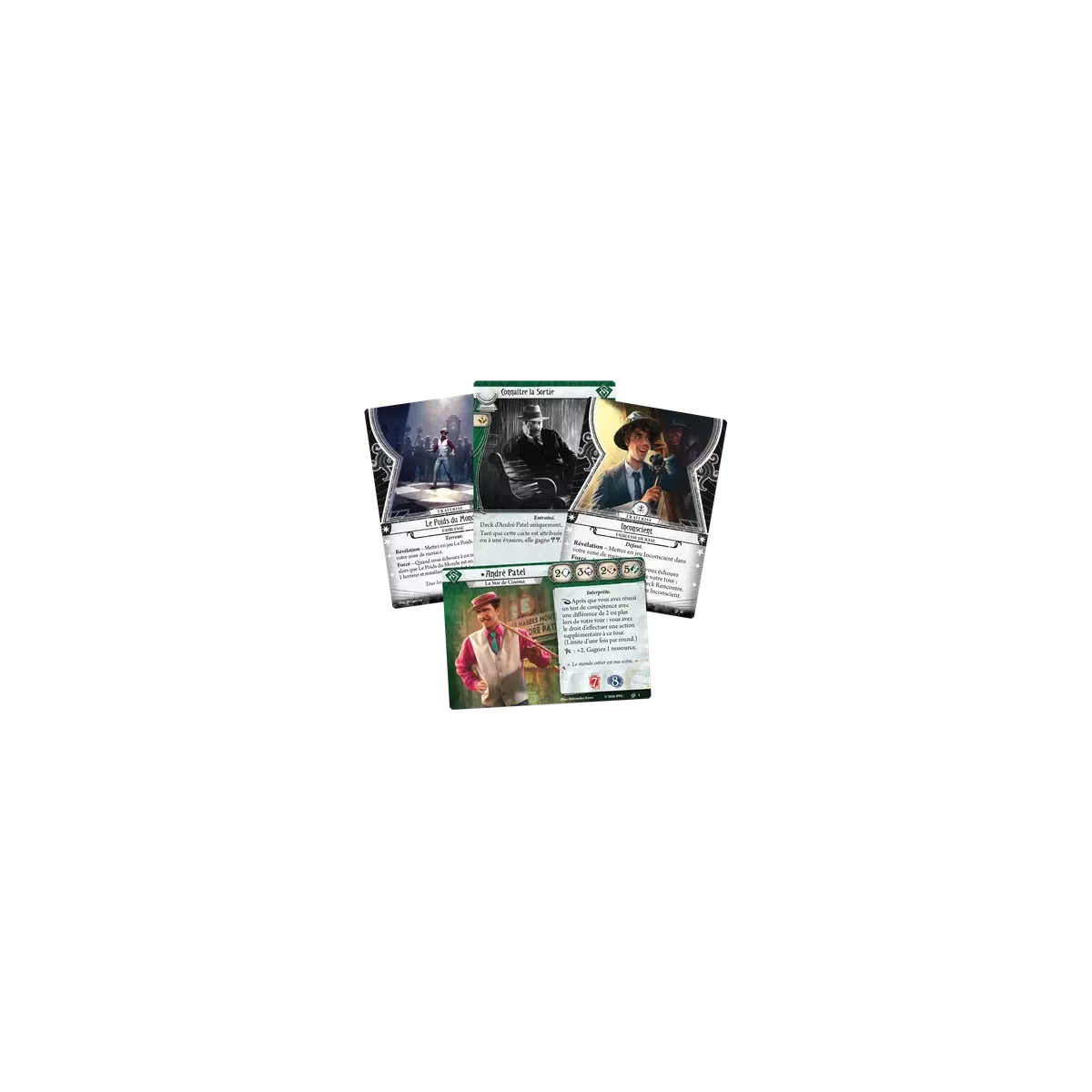 Horreur à Arkham JCE : André Patel - Extension Investigateur - Ludum.fr