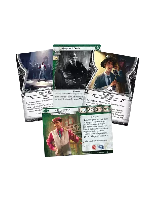 Horreur à Arkham JCE : André Patel - Extension Investigateur - Ludum.fr