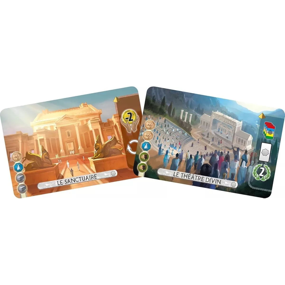 7 Wonders Duel : Panthéon - Extension Matériel 3