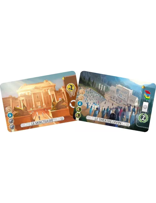 7 Wonders Duel : Panthéon - Extension Matériel 3