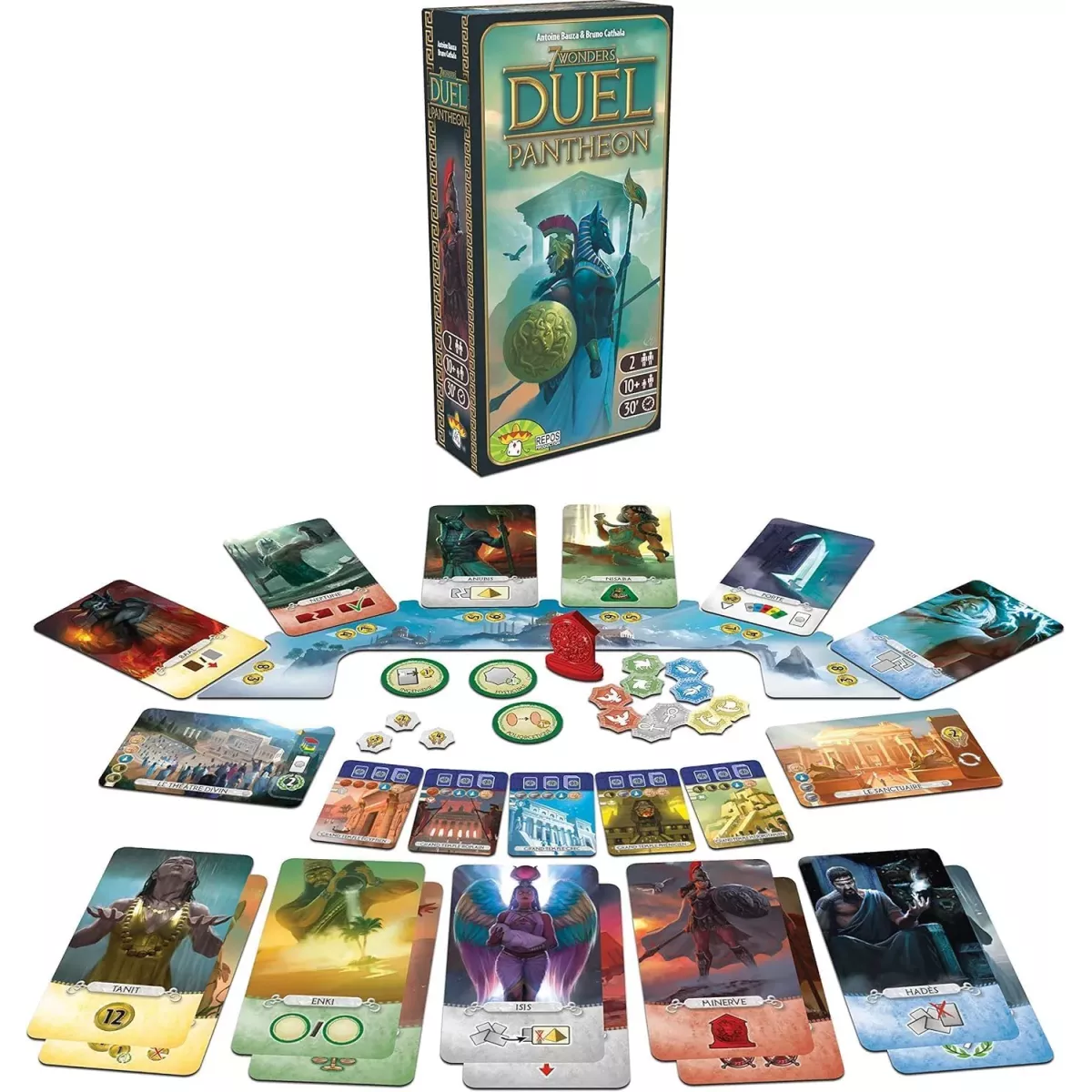 7 Wonders Duel : Panthéon - Extension Matériel 1