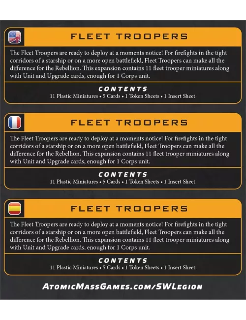 Star Wars : Légion - Fleet Troopers (Reissue) - Extension d'UnitéConquête & Affrontement{image_id}