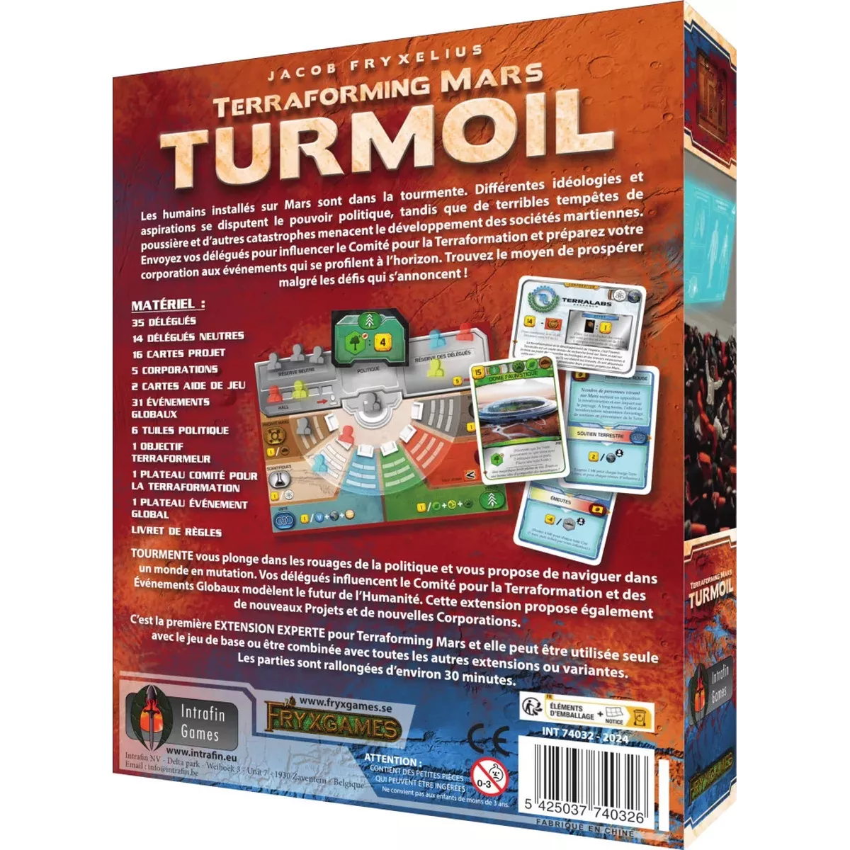 Terraforming Mars : Turmoil - Extension matériel