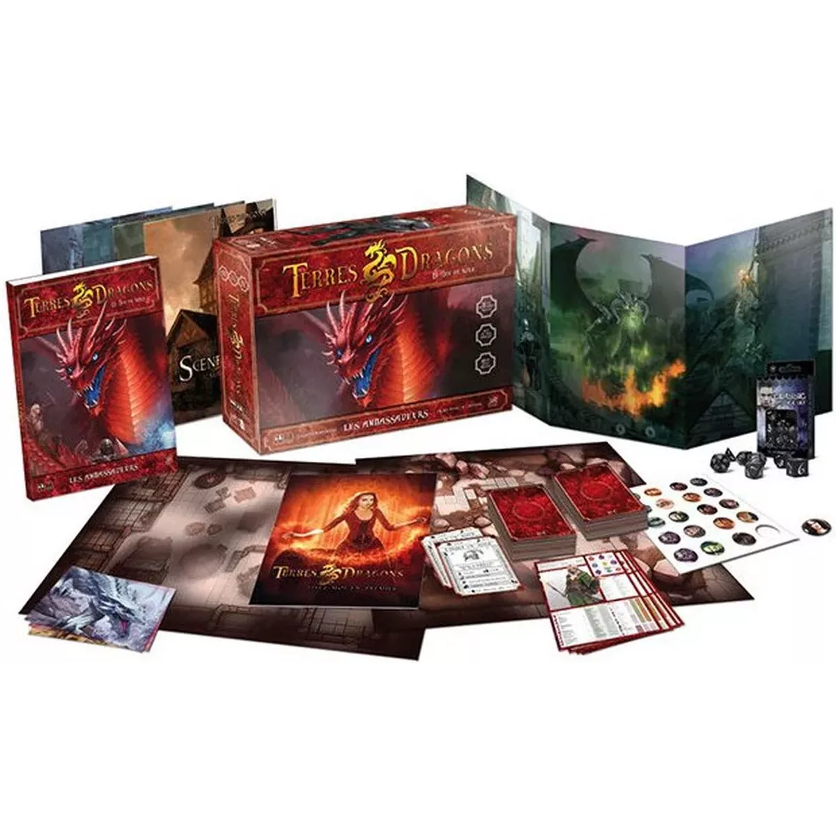 Terres-Dragons : le Jeu de Rôle - Coffret