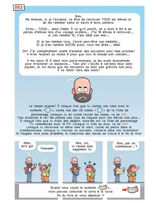 Dans la Tête de Monsieur Prof - Voyages à Londres : La BD dont vous êtes le héros