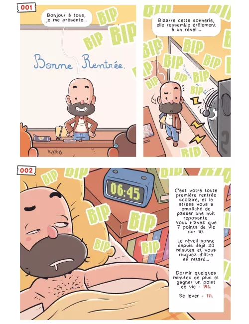 Dans la Tête de Monsieur le Prof - La BD dont vous êtes le héros
