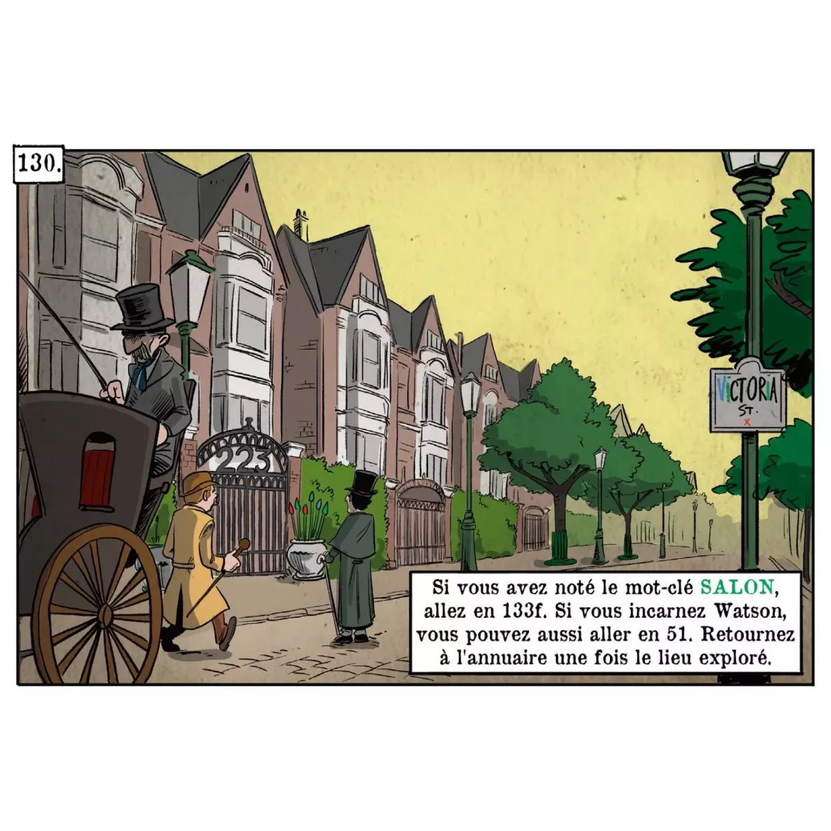 Sherlock Holmes - Ténèbres sur Londres : La BD dont vous êtes le héros 