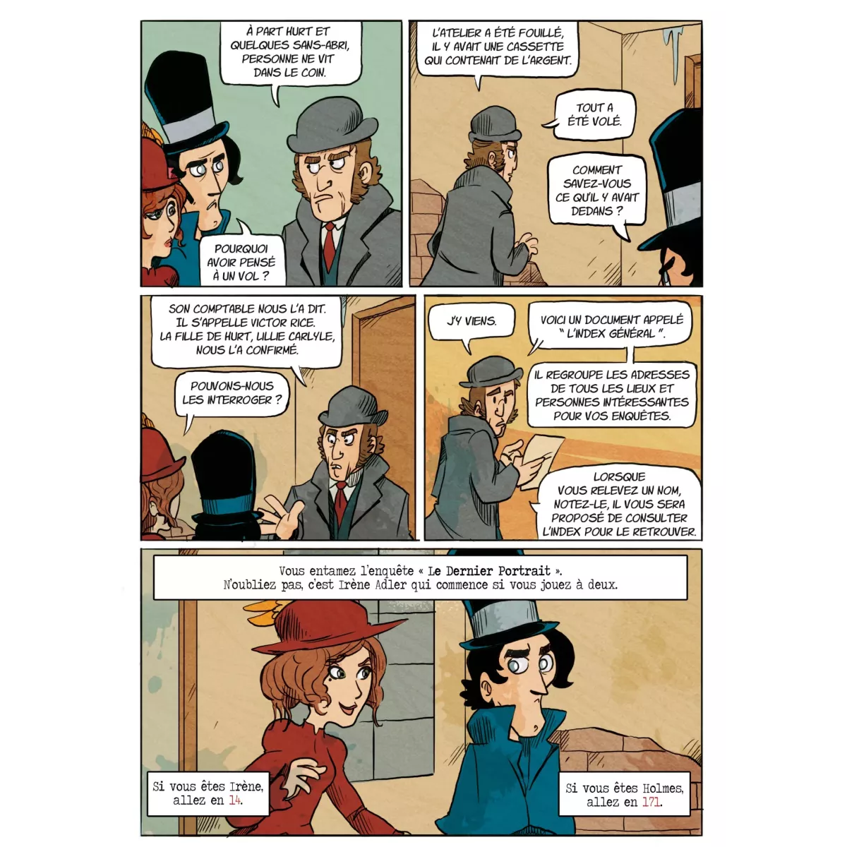 Sherlock Holmes et le Défi d’Irène Adler : La BD dont vous êtes le héros 