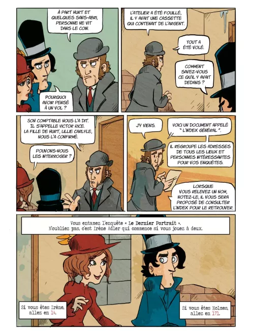 Sherlock Holmes et le Défi d’Irène Adler : La BD dont vous êtes le héros 