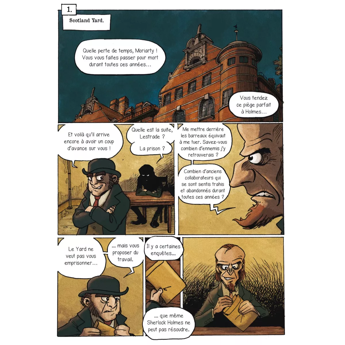 Sherlock Holmes et Moriarty, associés : La BD dont vous êtes le héros 