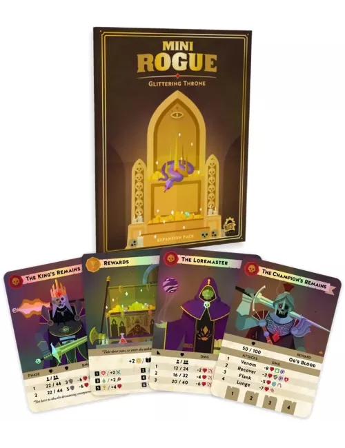 Mini Rogue - Saison 2 : Trône Étincelant - Extension - Ludum.fr