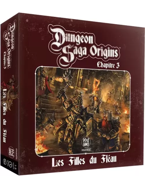 Dungeon Saga Origins : Les Filles du Fléau - Extension Chapitre 3 - Ludum.fr