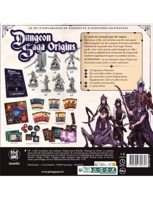 Dungeon Saga Origins : Les Miroirs Maléfiques - Extension Chapitre 4 - Ludum.fr