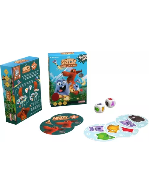 Grizzy et Les Lemmings - Jeu de société - Savana - Ludum.fr