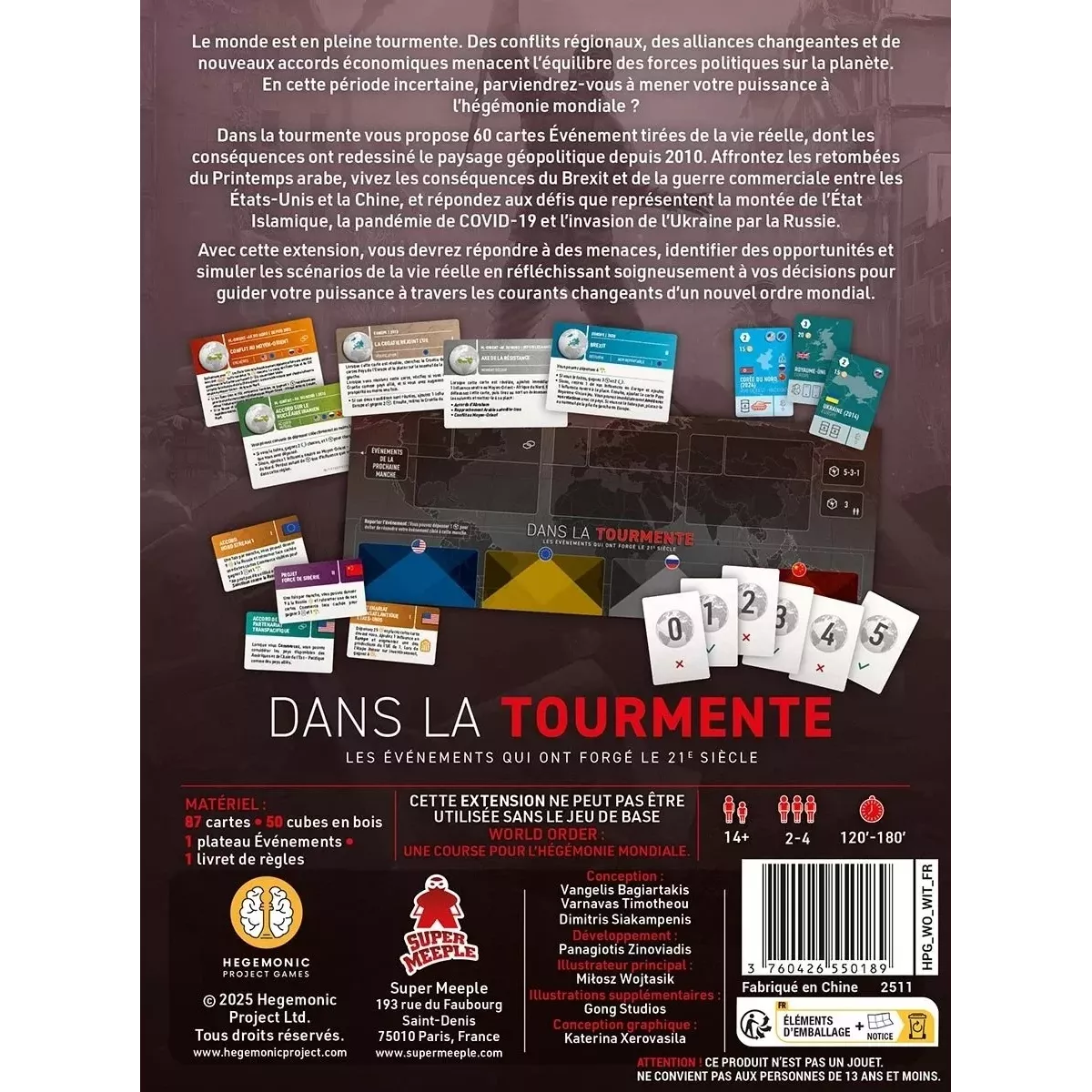 World Order : Dans la Tourmente - Extension - Ludum.fr