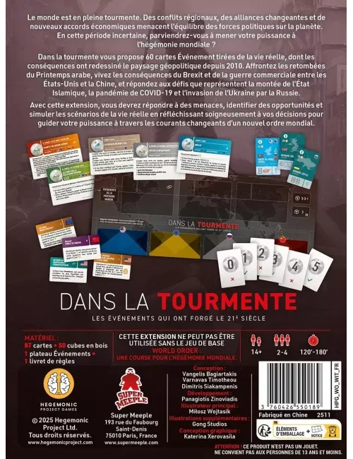 World Order : Dans la Tourmente - Extension - Ludum.fr