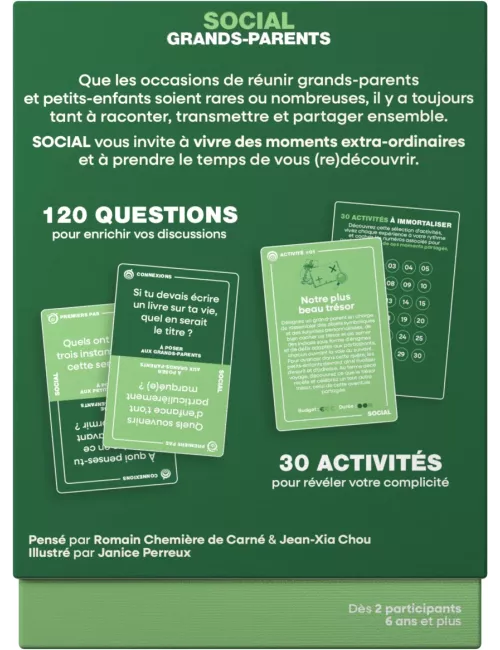 Social Grands-parents - Jeu de société - Savana - Ludum.fr