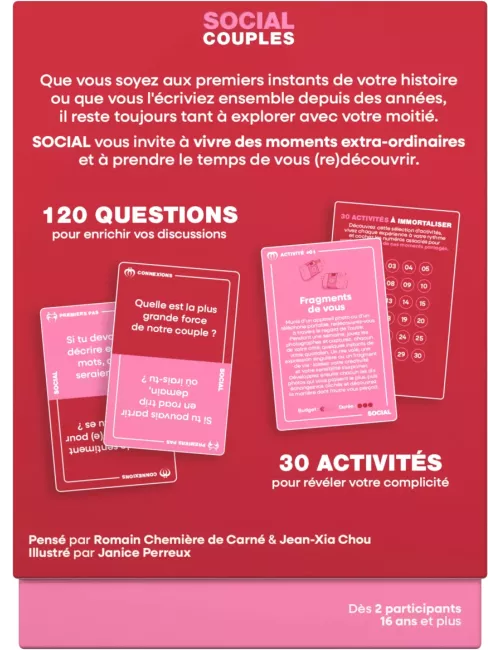 Social Couples - Jeu de société - Savana - Ludum.fr