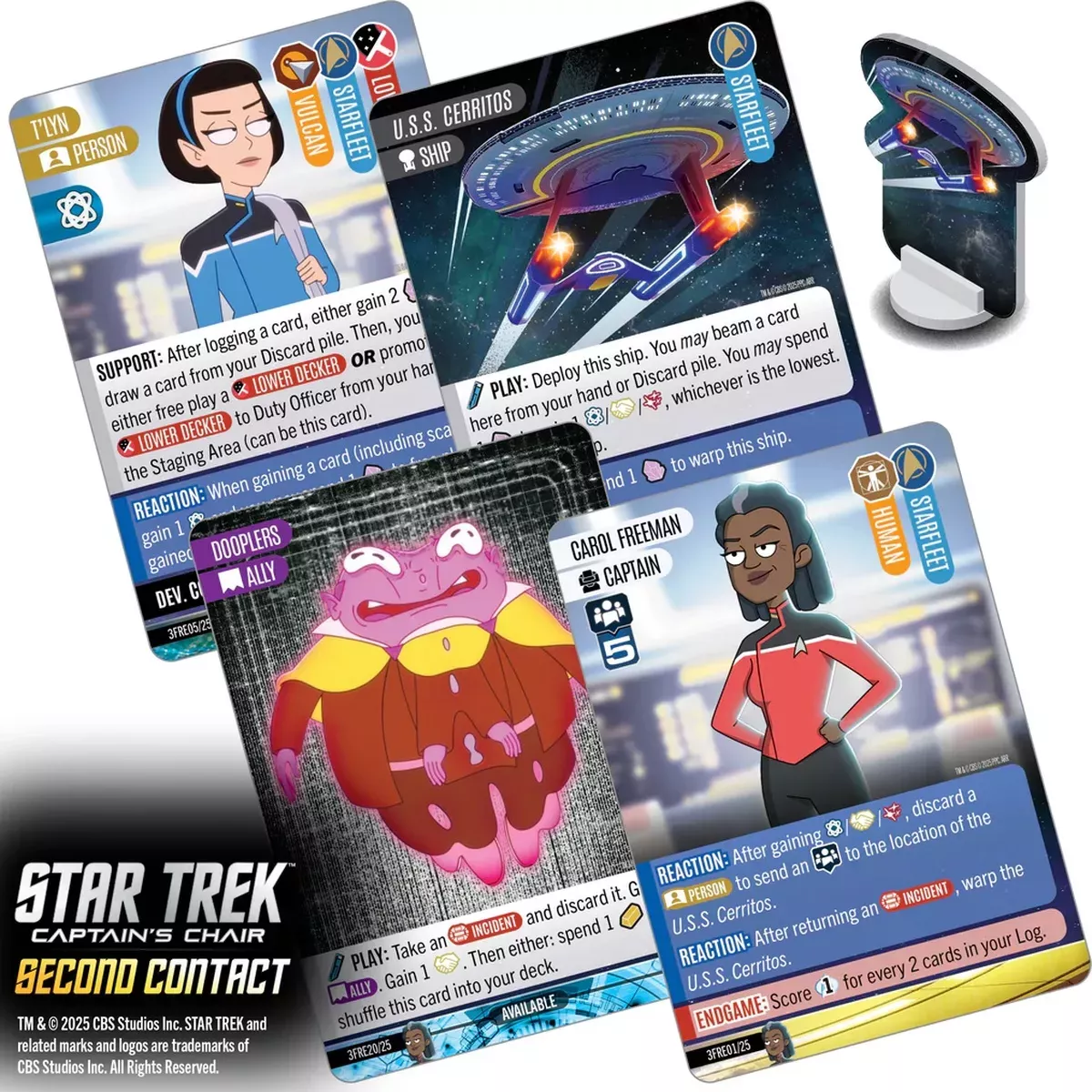 Star Trek Captain's Chair : Second Contact - Extension - Version Anglaise - Ludum.fr