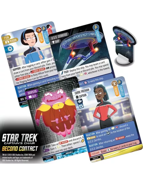 Star Trek Captain's Chair : Second Contact - Extension - Version Anglaise - Ludum.fr