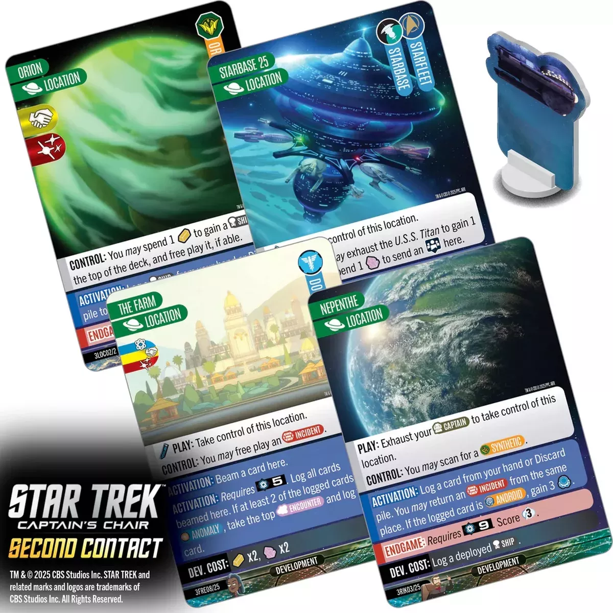 Star Trek Captain's Chair : Second Contact - Extension - Version Anglaise - Ludum.fr
