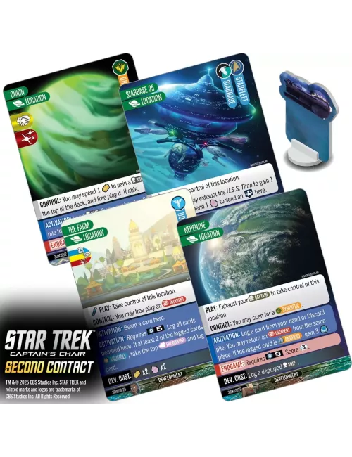 Star Trek Captain's Chair : Second Contact - Extension - Version Anglaise - Ludum.fr