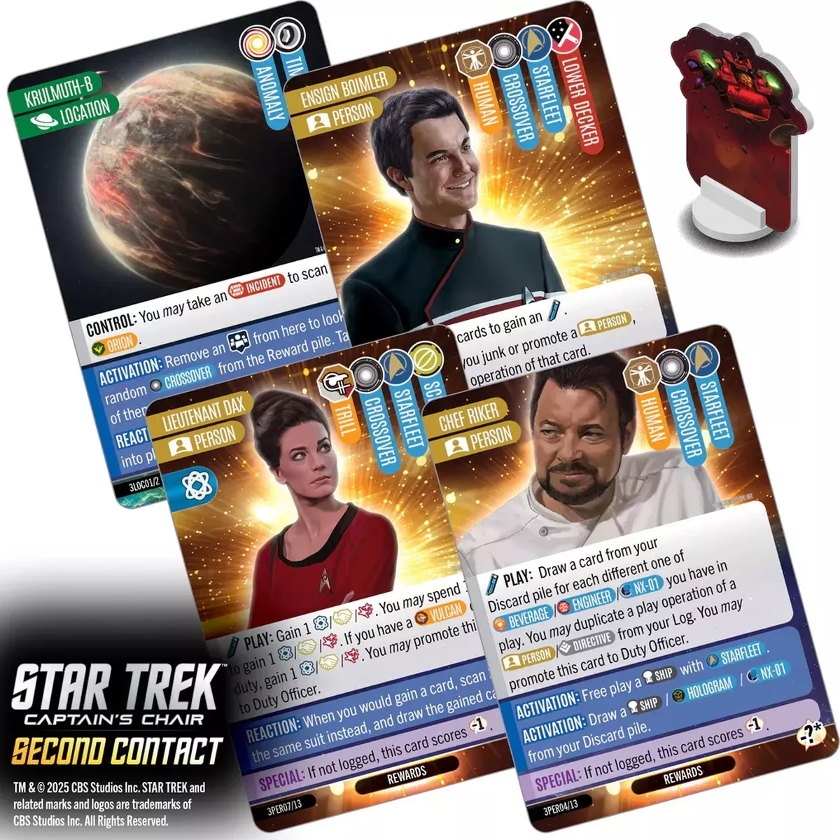 Star Trek Captain's Chair : Second Contact - Extension - Version Anglaise - Ludum.fr