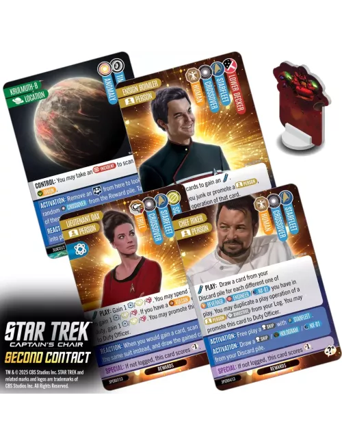 Star Trek Captain's Chair : Second Contact - Extension - Version Anglaise - Ludum.fr