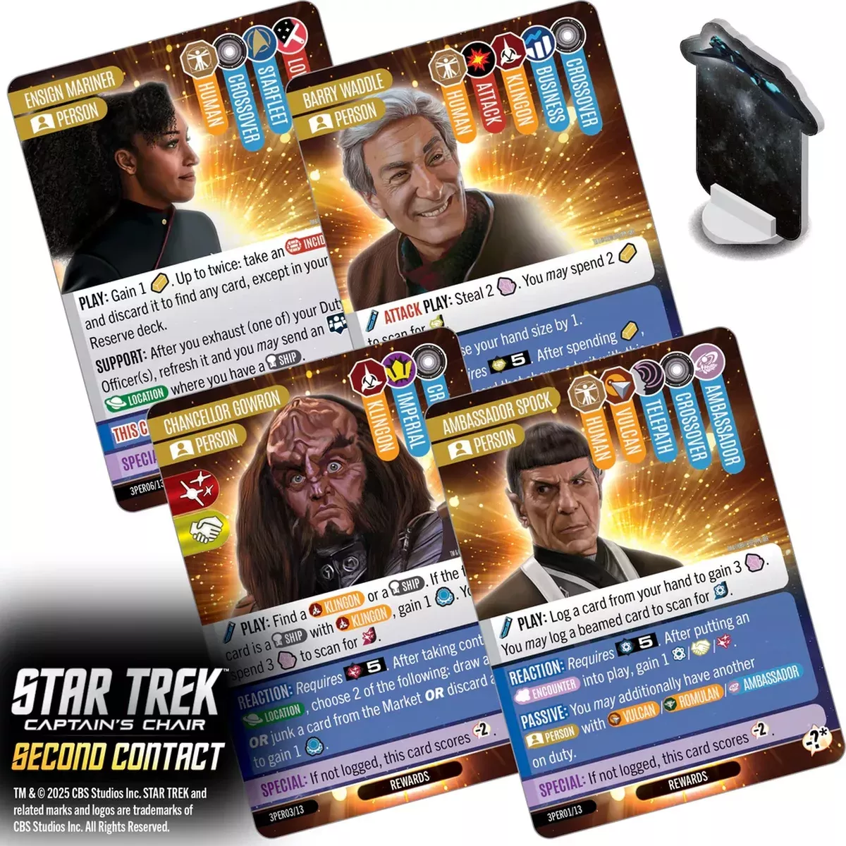 Star Trek Captain's Chair : Second Contact - Extension - Version Anglaise - Ludum.fr