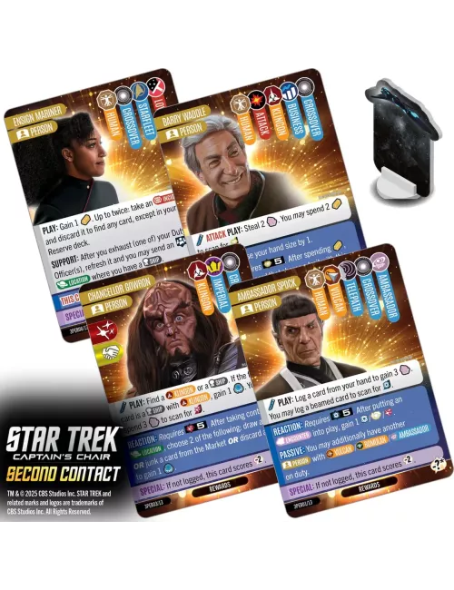 Star Trek Captain's Chair : Second Contact - Extension - Version Anglaise - Ludum.fr