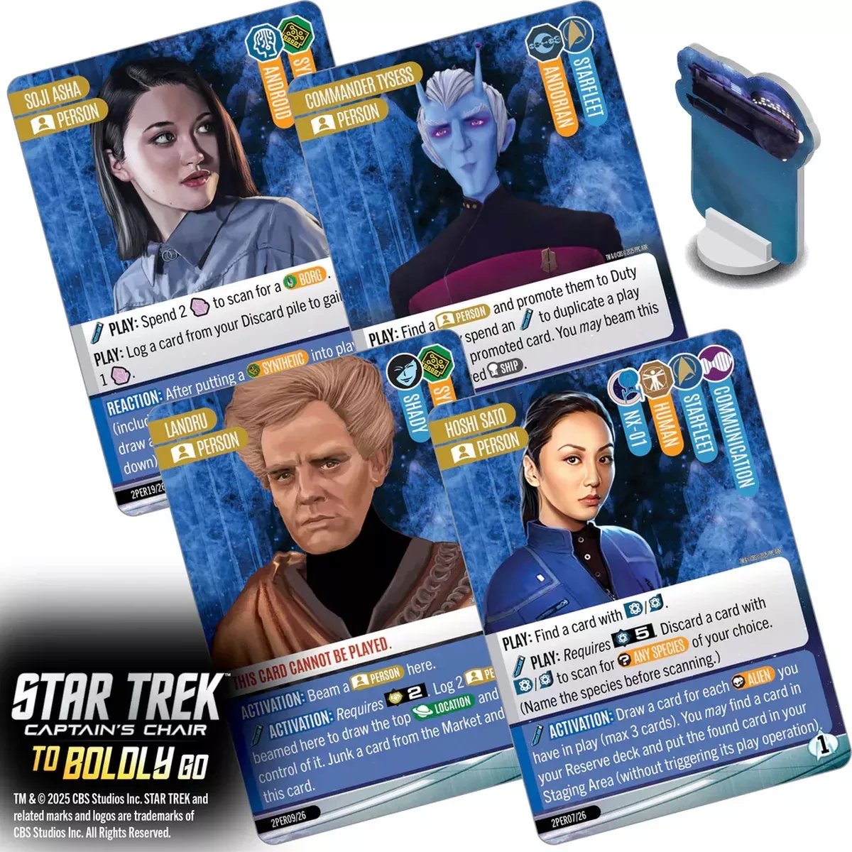 Star Trek Captain's Chair : To Boldly Go - Version Anglaise - Jeu de société - WizKids - Ludum.fr