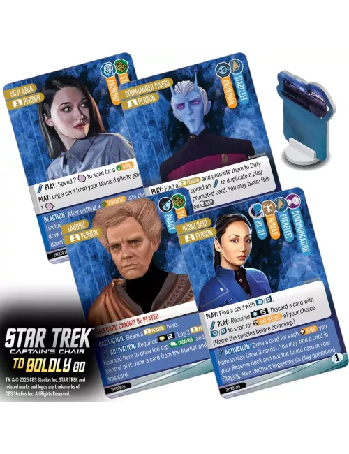 Star Trek Captain's Chair : To Boldly Go - Version Anglaise - Jeu de société - WizKids - Ludum.fr