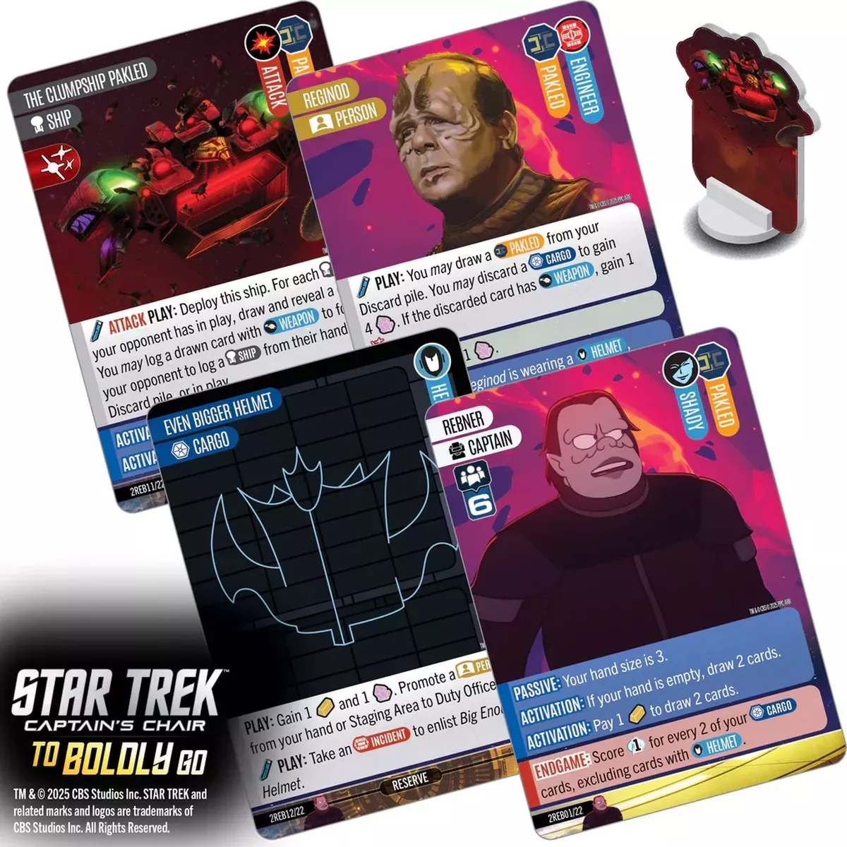 Star Trek Captain's Chair : To Boldly Go - Version Anglaise - Jeu de société - WizKids - Ludum.fr