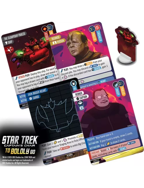 Star Trek Captain's Chair : To Boldly Go - Version Anglaise - Jeu de société - WizKids - Ludum.fr