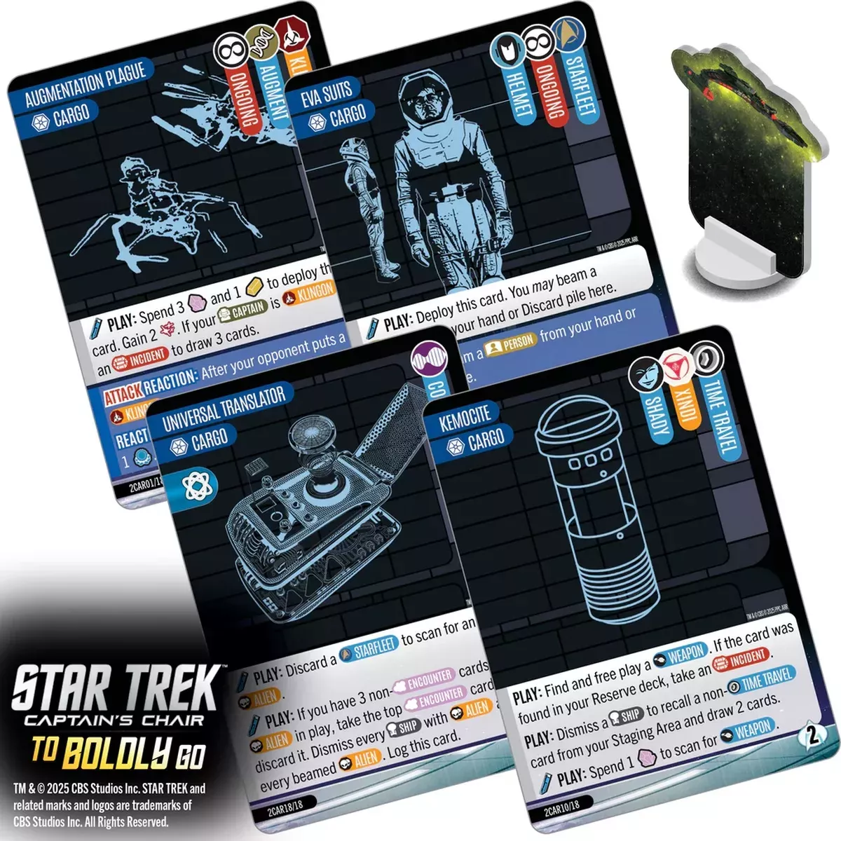 Star Trek Captain's Chair : To Boldly Go - Version Anglaise - Jeu de société - WizKids - Ludum.fr